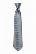 Corbata gris - vista completa