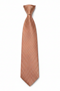 Corbata naranja coral vista completa corregida