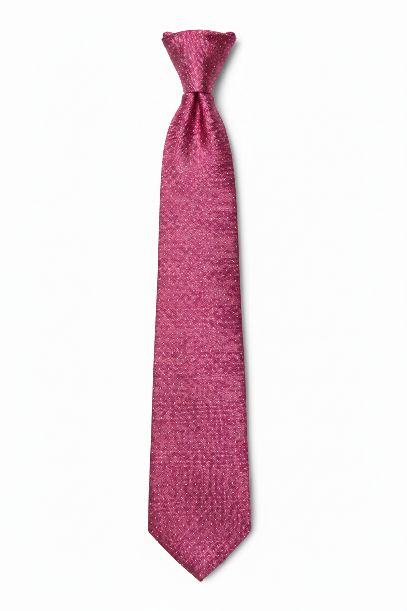 Corbata rosa - vista completa