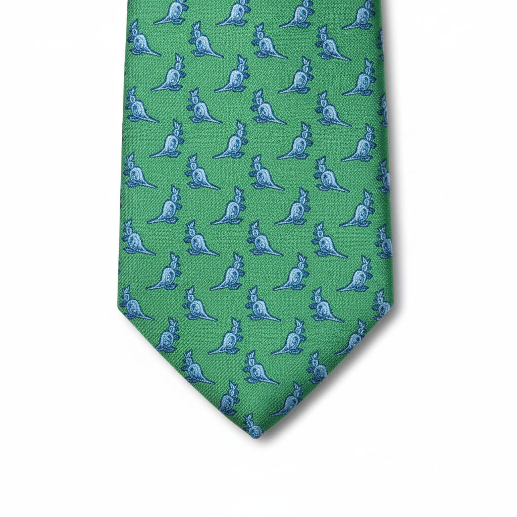 Detalle del pico de la corbata