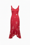 Ghost Mannequin Vestido Rojo - Tronco Largo