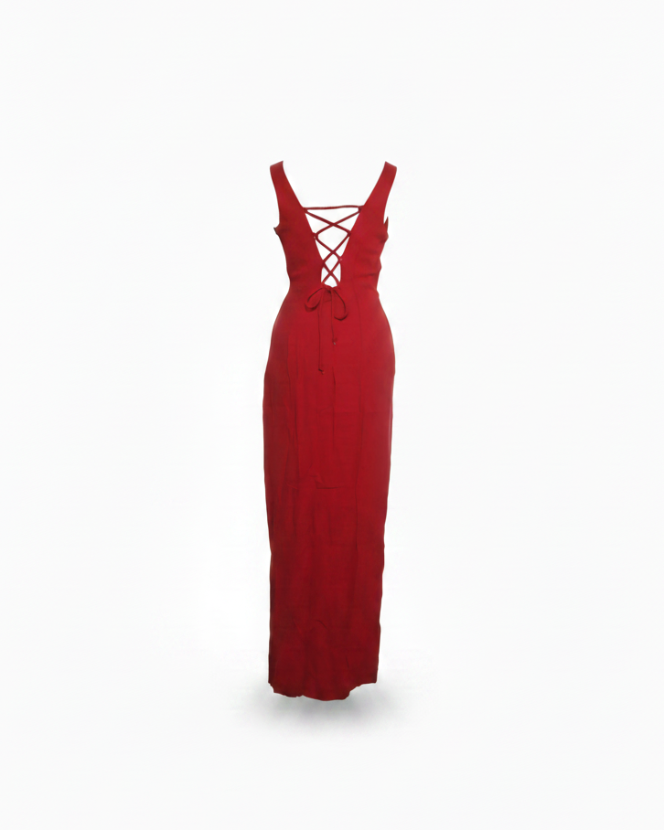 Little Spain Dress - Trasera Sin Arrugas
