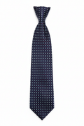 Navy tie full view