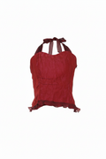 Top rojo frontal pro